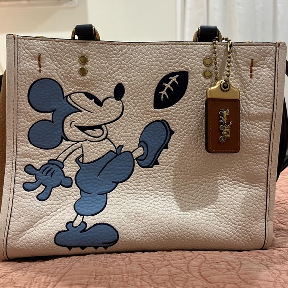 NWT Coach Disney Rogue 25 Pebble Leather Bag - Picture 2 of 5